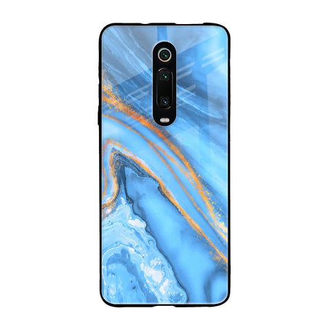 Vibrant Blue Marble Xiaomi Redmi K20 Glass Back Cover Online