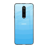 Wavy Blue Pattern Xiaomi Redmi K20 Glass Back Cover Online