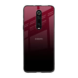 Wine Red Xiaomi Redmi K20 Glass Back Cover Online