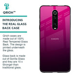 Purple Ombre Pattern Glass Case for Xiaomi Redmi K20