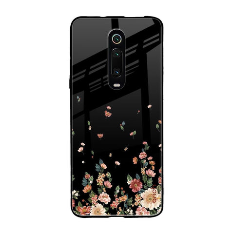 Floating Floral Print Xiaomi Redmi K20 Pro Glass Back Cover Online