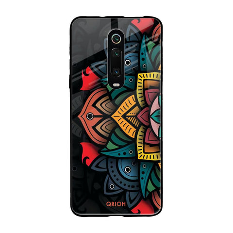 Retro Gorgeous Flower Xiaomi Redmi K20 Pro Glass Back Cover Online