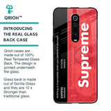 Supreme Ticket Glass Case for Xiaomi Redmi K20 Pro