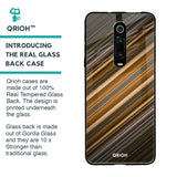 Diagonal Slash Pattern Glass Case for Xiaomi Redmi K20 Pro