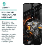 Aggressive Lion Glass Case for Xiaomi Redmi K20 Pro