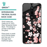 Black Cherry Blossom Glass Case for Xiaomi Redmi K20 Pro