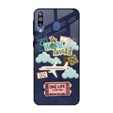 Tour The World Samsung Galaxy M40 Glass Back Cover Online