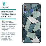 Abstact Tiles Glass Case for Samsung Galaxy M40