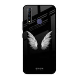 White Angel Wings Vivo Z1 Pro Glass Back Cover Online