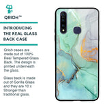 Green Marble Glass case for Vivo Z1 Pro