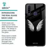 White Angel Wings Glass Case for Vivo Z1 Pro