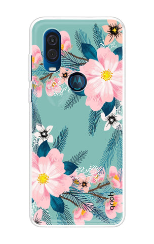 Wild flower Motorola One Vision Back Cover