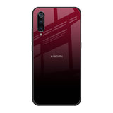 Wine Red Xiaomi Mi A3 Glass Back Cover Online