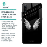 White Angel Wings Glass Case for Xiaomi Mi A3