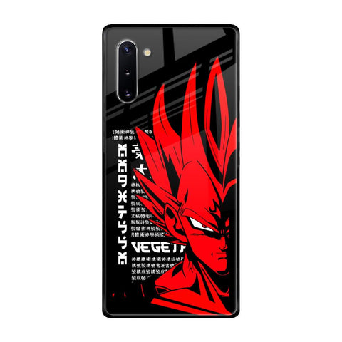 Red Vegeta Samsung Galaxy Note 10 Glass Back Cover Online