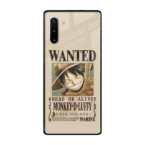 Luffy Wanted Samsung Galaxy Note 10 Glass Back Cover Online
