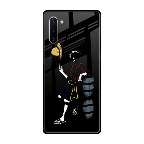 Luffy Line Art Samsung Galaxy Note 10 Glass Back Cover Online