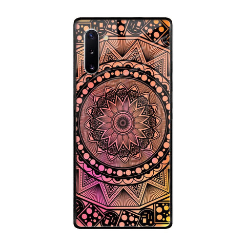 Floral Mandala Samsung Galaxy Note 10 Glass Back Cover Online