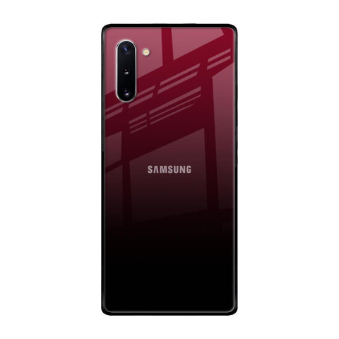Wine Red Samsung Galaxy Note 10 Glass Back Cover Online