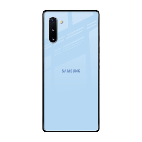 Pastel Sky Blue Samsung Galaxy Note 10 Glass Back Cover Online