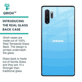 Wavy Blue Pattern Glass Case for Samsung Galaxy Note 10 Plus