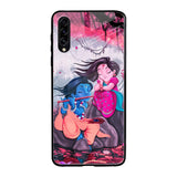 Radha Krishna Art Samsung Galaxy A30s Glass Back Cover Online