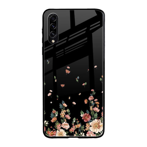 Floating Floral Print Samsung Galaxy A30s Glass Back Cover Online