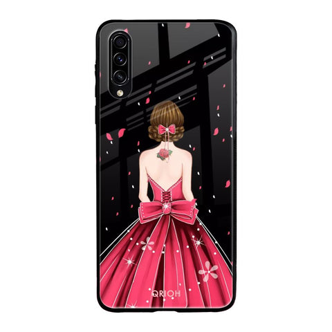 Fashion Princess Samsung Galaxy A30s Glass Back Cover Online