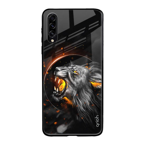 Aggressive Lion Samsung Galaxy A30s Glass Back Cover Online