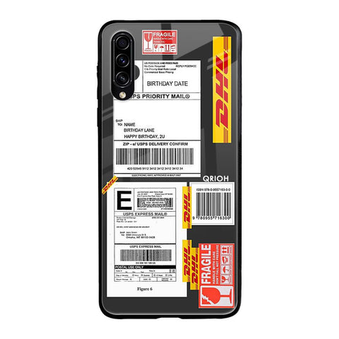 Cool Barcode Label Samsung Galaxy A30s Glass Back Cover Online