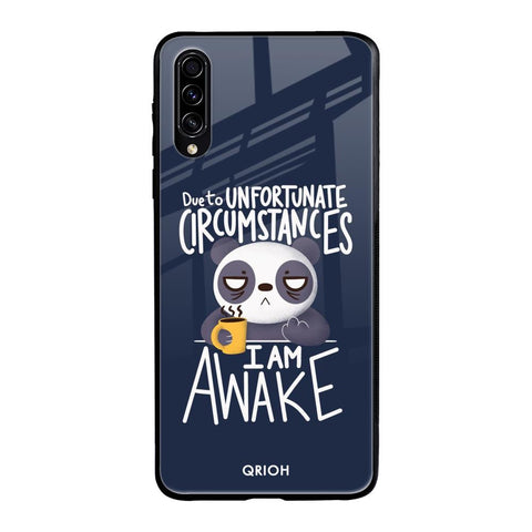 Struggling Panda Samsung Galaxy A30s Glass Back Cover Online