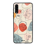 Abstract Faces Samsung Galaxy A30s Glass Back Cover Online