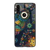 Owl Art Samsung Galaxy A30s Glass Back Cover Online