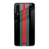 Vertical Stripes Samsung Galaxy A30s Glass Back Cover Online