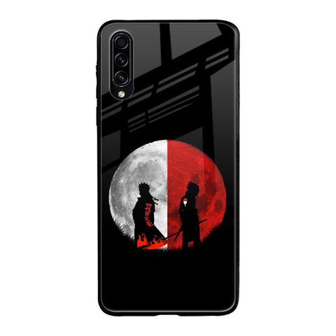 Anime Red Moon Samsung Galaxy A30s Glass Back Cover Online