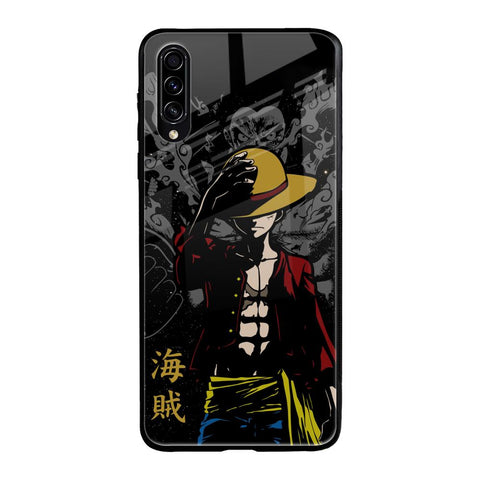 Dark Luffy Samsung Galaxy A30s Glass Back Cover Online