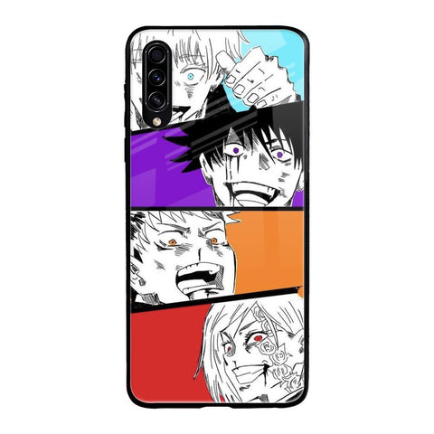 Anime Sketch Samsung Galaxy A30s Glass Back Cover Online