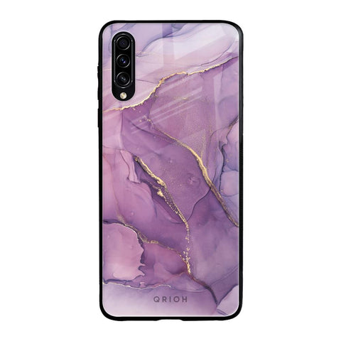 Purple Gold Marble Samsung Galaxy A30s Glass Back Cover Online