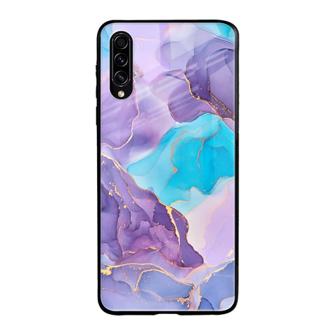 Alcohol ink Marble Samsung Galaxy A30s Glass Back Cover Online