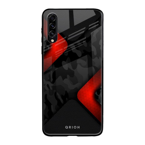 Modern Camo Abstract Samsung Galaxy A30s Glass Back Cover Online