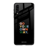 Go Your Own Way Samsung Galaxy A30s Glass Back Cover Online