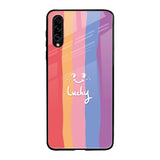 Lucky Abstract Samsung Galaxy A30s Glass Back Cover Online