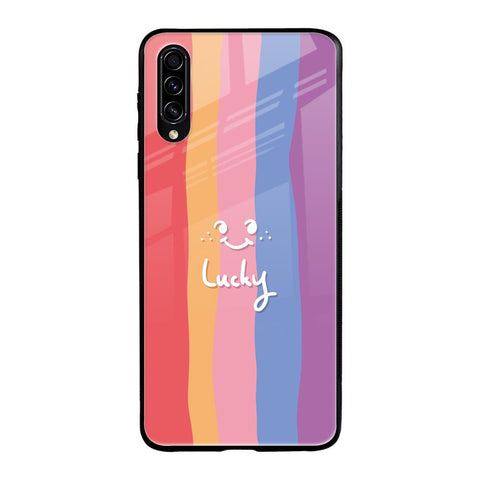 Lucky Abstract Samsung Galaxy A30s Glass Back Cover Online