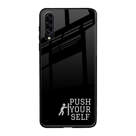 Push Your Self Samsung Galaxy A30s Glass Back Cover Online