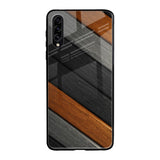 Tri Color Wood Samsung Galaxy A30s Glass Back Cover Online