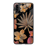 Lines Pattern Flowers Samsung Galaxy A30s Glass Back Cover Online