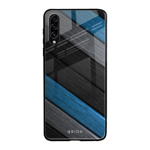 Multicolor Wooden Effect Samsung Galaxy A30s Glass Back Cover Online