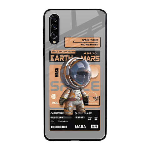 Space Ticket Samsung Galaxy A30s Glass Back Cover Online