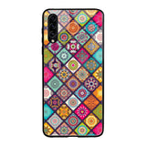 Multicolor Mandala Samsung Galaxy A30s Glass Back Cover Online