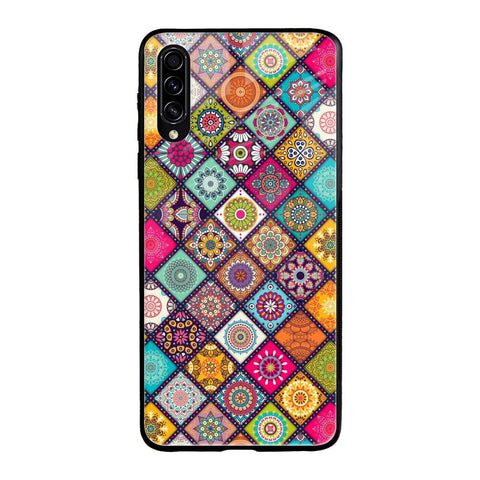 Multicolor Mandala Samsung Galaxy A30s Glass Back Cover Online